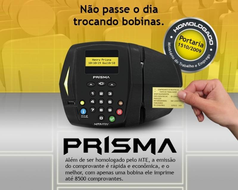 Onde Encontrar Relógio de Ponto Informatizado Brasilândia - Fita de Impressão para Relógio de Ponto